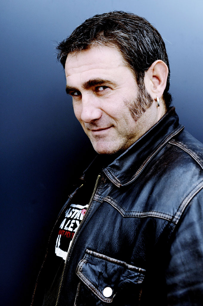 Close up of  actor Sergi Lopez